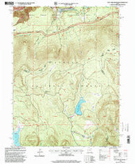 East Park Reservoir Utah Historical topographic map, 1:24000 scale, 7.5 X 7.5 Minute, Year 1996