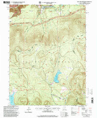 East Park Reservoir Utah Historical topographic map, 1:24000 scale, 7.5 X 7.5 Minute, Year 1996
