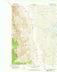 East Promontory Utah Historical topographic map, 1:24000 scale, 7.5 X 7.5 Minute, Year 1967