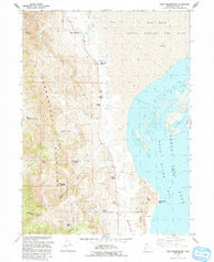 East Promontory Utah Historical topographic map, 1:24000 scale, 7.5 X 7.5 Minute, Year 1991