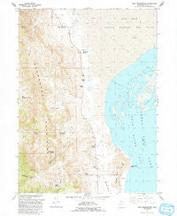East Promontory Utah Historical topographic map, 1:24000 scale, 7.5 X 7.5 Minute, Year 1991