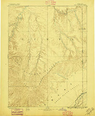 East Tavaputs Colorado Historical topographic map, 1:250000 scale, 1 X 1 Degree, Year 1885