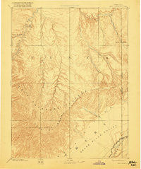 East Tavaputs Colorado Historical topographic map, 1:250000 scale, 1 X 1 Degree, Year 1885