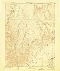 East Tavaputs Colorado Historical topographic map, 1:250000 scale, 1 X 1 Degree, Year 1885