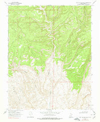 East of The Navajo Utah Historical topographic map, 1:24000 scale, 7.5 X 7.5 Minute, Year 1968