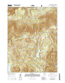 East Park Reservoir Utah Current topographic map, 1:24000 scale, 7.5 X 7.5 Minute, Year 2014