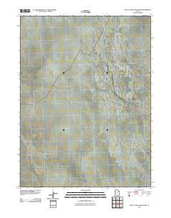 East of Gold Hill Wash Utah Historical topographic map, 1:24000 scale, 7.5 X 7.5 Minute, Year 2011