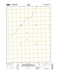 East of Gold Hill Wash Utah Current topographic map, 1:24000 scale, 7.5 X 7.5 Minute, Year 2014