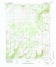 Eastland Utah Historical topographic map, 1:62500 scale, 15 X 15 Minute, Year 1957