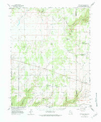 Eastland Utah Historical topographic map, 1:62500 scale, 15 X 15 Minute, Year 1957