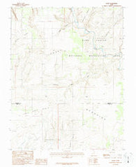 Egypt Utah Historical topographic map, 1:24000 scale, 7.5 X 7.5 Minute, Year 1987
