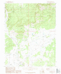 Eightmile Pass Utah Historical topographic map, 1:24000 scale, 7.5 X 7.5 Minute, Year 1987