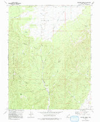 Eightmile Spring Utah Historical topographic map, 1:24000 scale, 7.5 X 7.5 Minute, Year 1972