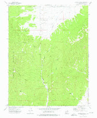 Eightmile Spring Utah Historical topographic map, 1:24000 scale, 7.5 X 7.5 Minute, Year 1972