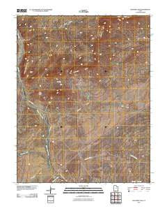 Eightmile Pass Utah Historical topographic map, 1:24000 scale, 7.5 X 7.5 Minute, Year 2011