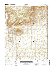 Eightmile Pass Utah Current topographic map, 1:24000 scale, 7.5 X 7.5 Minute, Year 2014