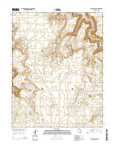 Eightmile Rock Utah Current topographic map, 1:24000 scale, 7.5 X 7.5 Minute, Year 2014