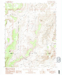 Elaterite Basin Utah Historical topographic map, 1:24000 scale, 7.5 X 7.5 Minute, Year 1988