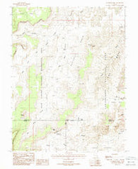 Elaterite Basin Utah Historical topographic map, 1:24000 scale, 7.5 X 7.5 Minute, Year 1988