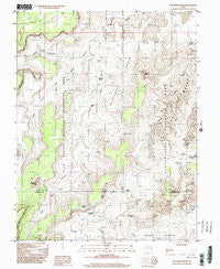 Elaterite Basin Utah Historical topographic map, 1:24000 scale, 7.5 X 7.5 Minute, Year 1996