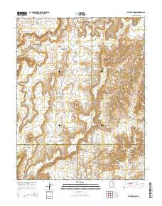 Elaterite Basin Utah Current topographic map, 1:24000 scale, 7.5 X 7.5 Minute, Year 2014