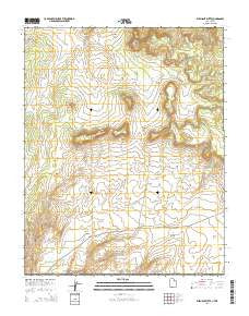 Elephant Butte Utah Current topographic map, 1:24000 scale, 7.5 X 7.5 Minute, Year 2014