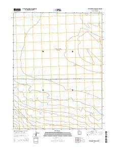 Elephant Knoll NW Utah Current topographic map, 1:24000 scale, 7.5 X 7.5 Minute, Year 2014