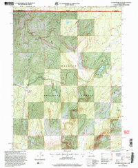 Elizabeth Mountain Utah Historical topographic map, 1:24000 scale, 7.5 X 7.5 Minute, Year 1998