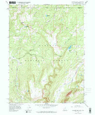 Elizabeth Mtn Utah Historical topographic map, 1:24000 scale, 7.5 X 7.5 Minute, Year 1967
