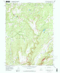 Elizabeth Mtn Utah Historical topographic map, 1:24000 scale, 7.5 X 7.5 Minute, Year 1967