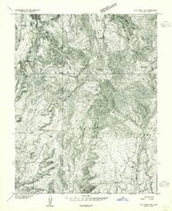 Elk Ridge 1 SE Utah Historical topographic map, 1:24000 scale, 7.5 X 7.5 Minute, Year 1954