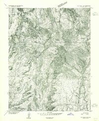 Elk Ridge 1 SE Utah Historical topographic map, 1:24000 scale, 7.5 X 7.5 Minute, Year 1954