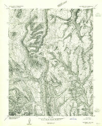 Elk Ridge 1 SW Utah Historical topographic map, 1:24000 scale, 7.5 X 7.5 Minute, Year 1954