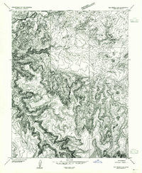Elk Ridge 2 NW Utah Historical topographic map, 1:24000 scale, 7.5 X 7.5 Minute, Year 1954