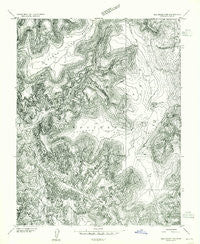 Elk Ridge 2 SE Utah Historical topographic map, 1:24000 scale, 7.5 X 7.5 Minute, Year 1954