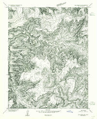 Elk Ridge 2 SW Utah Historical topographic map, 1:24000 scale, 7.5 X 7.5 Minute, Year 1954