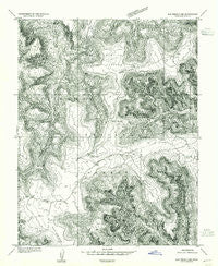 Elk Ridge 3 NE Utah Historical topographic map, 1:24000 scale, 7.5 X 7.5 Minute, Year 1954