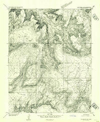 Elk Ridge 3 NW Utah Historical topographic map, 1:24000 scale, 7.5 X 7.5 Minute, Year 1954
