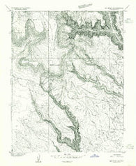 Elk Ridge 3 SE Utah Historical topographic map, 1:24000 scale, 7.5 X 7.5 Minute, Year 1954