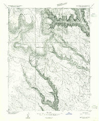 Elk Ridge 3 SE Utah Historical topographic map, 1:24000 scale, 7.5 X 7.5 Minute, Year 1954