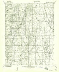 Elk Ridge 4 NE Utah Historical topographic map, 1:24000 scale, 7.5 X 7.5 Minute, Year 1957