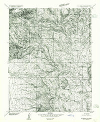 Elk Ridge 4 NW Utah Historical topographic map, 1:24000 scale, 7.5 X 7.5 Minute, Year 1954