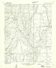 Elk Ridge 4 SE Utah Historical topographic map, 1:24000 scale, 7.5 X 7.5 Minute, Year 1957