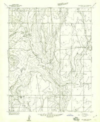 Elk Ridge 4 SE Utah Historical topographic map, 1:24000 scale, 7.5 X 7.5 Minute, Year 1957