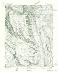 Elk Ridge 4 SW Utah Historical topographic map, 1:24000 scale, 7.5 X 7.5 Minute, Year 1954