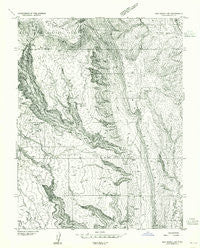 Elk Ridge 4 SW Utah Historical topographic map, 1:24000 scale, 7.5 X 7.5 Minute, Year 1954