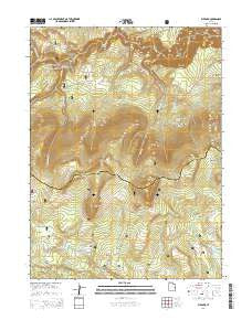 Elk Park Utah Current topographic map, 1:24000 scale, 7.5 X 7.5 Minute, Year 2014