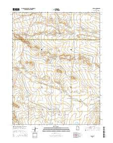 Elmo Utah Current topographic map, 1:24000 scale, 7.5 X 7.5 Minute, Year 2014