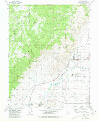 Elsinore Utah Historical topographic map, 1:24000 scale, 7.5 X 7.5 Minute, Year 1980