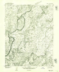 Emery 1 NE Utah Historical topographic map, 1:24000 scale, 7.5 X 7.5 Minute, Year 1953